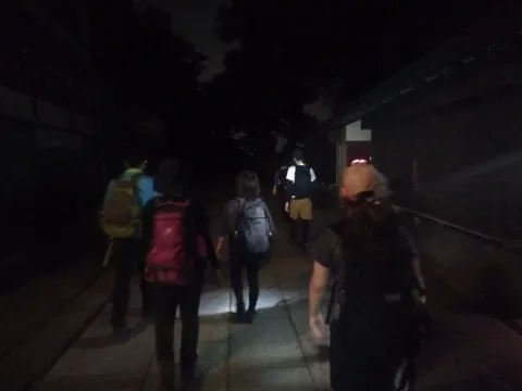 1号路を下山
